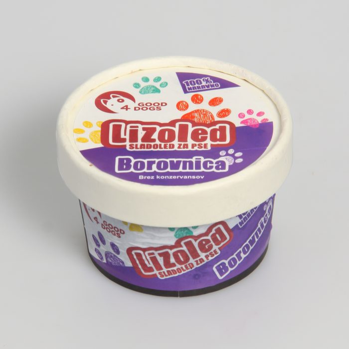 Lizoled Borovnica - Sladoled za pse GOOD4DOGS
