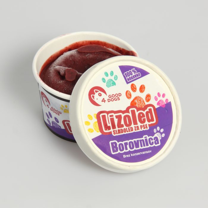 Lizoled Borovnica - Sladoled za pse GOOD4DOGS